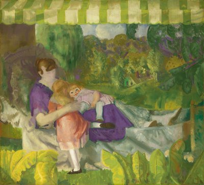 Családom, 1916. alkotó: George Wesley Bellows