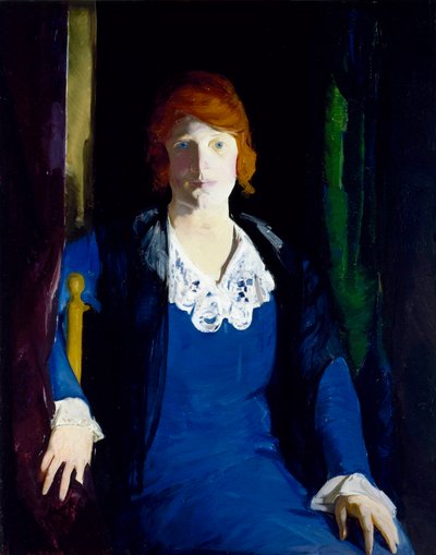 "" Florence Pierce portréja"" Peinture de George Bellows (1882-1925) 1914 - Olaj, fa - 96,5x76,2 - Szépművészeti Múzeum, Houston alkotó: George Wesley Bellows