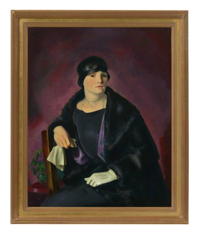 Walter Richter asszony portréja (olaj, vászon) alkotó: George Wesley Bellows