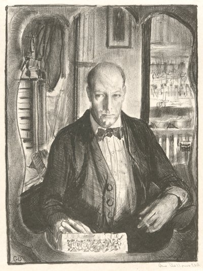 Önarckép alkotó: George Wesley Bellows