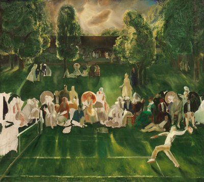 Tennis Tournament alkotó: George Wesley Bellows