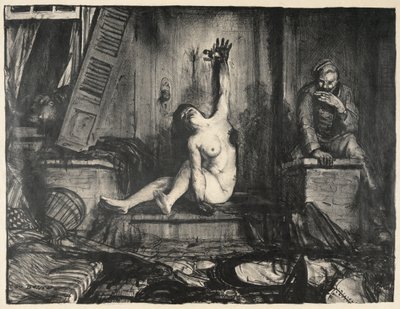 A cigaretta: háborús sorozat alkotó: George Wesley Bellows