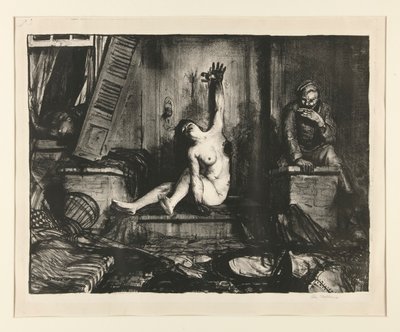 A cigaretta a háborús sorozatból alkotó: George Wesley Bellows