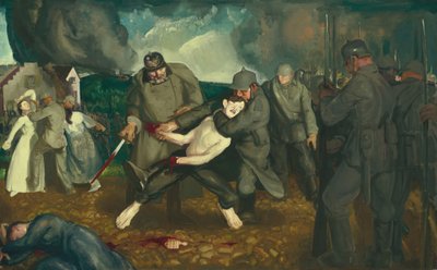 A németek megérkeznek alkotó: George Wesley Bellows