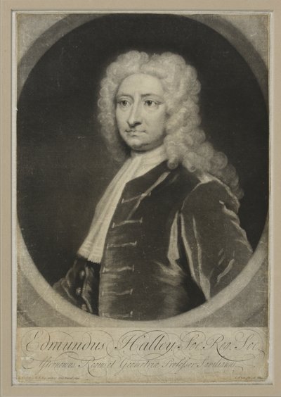 Edmund Halley, 1705 körül (mezzotint) alkotó: George White
