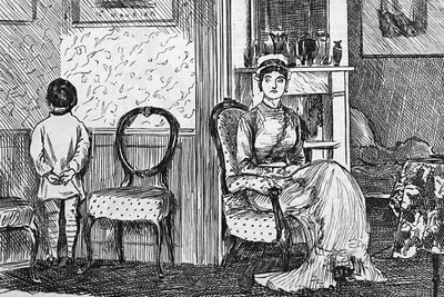 A felső kéz fenntartásának nehézségei alkotó: George du Maurier
