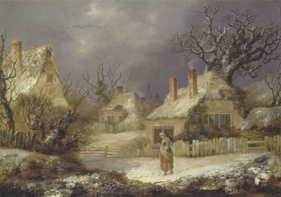 Téli táj (olaj, vászon) alkotó: George of Chichester Smith