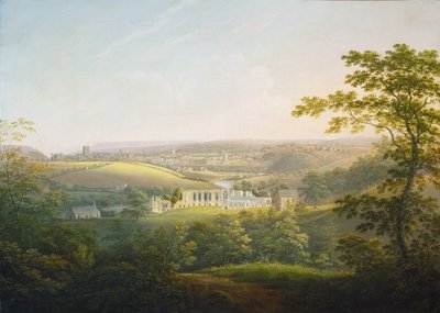 Easby apátság, Richmond közelében, 1821-1854 körül (olaj, vászon) alkotó: George the Younger Cuitt