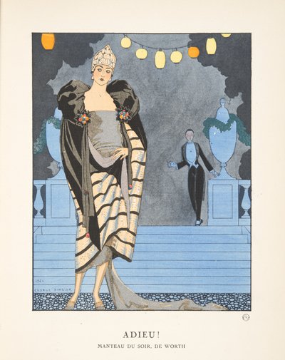 Adieu, a divattányérok gyűjteményéből alkotó: Georges Barbier