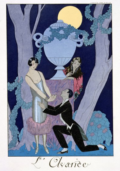 Kapzsiság alkotó: Georges Barbier