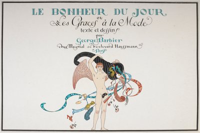 Illusztrált címlap. Meztelen férfialak. alkotó: Georges Barbier