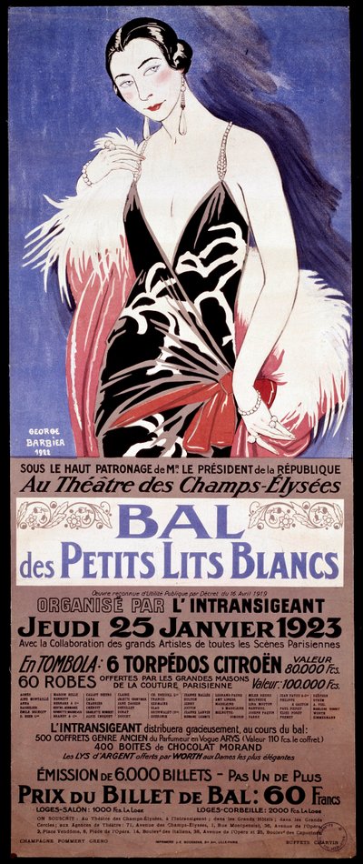 „” Au Theater des Champs-Elysees poszter – Le bal des petits lits blanc szervezi: l