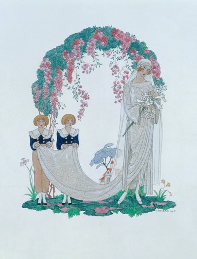 A menyasszony alkotó: Georges Barbier