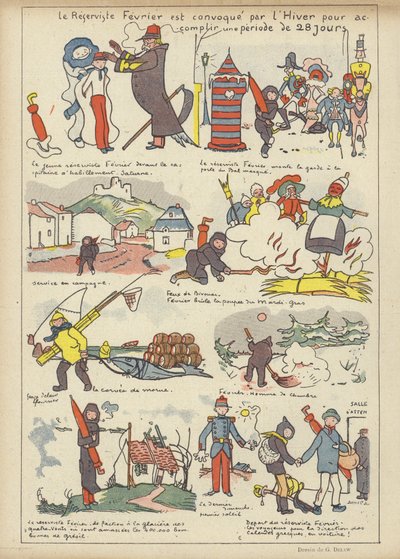 Illusztráció Le Rire alkotó: Georges Delaw