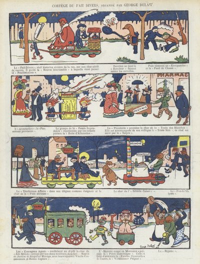 Illusztráció Le Rire alkotó: Georges Delaw