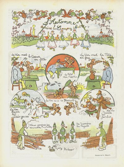 Illusztráció Le Rire alkotó: Georges Delaw