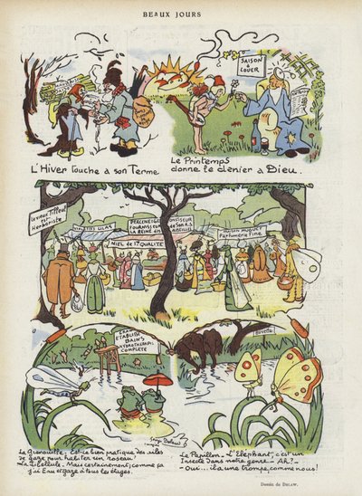 Illusztráció Le Rire alkotó: Georges Delaw