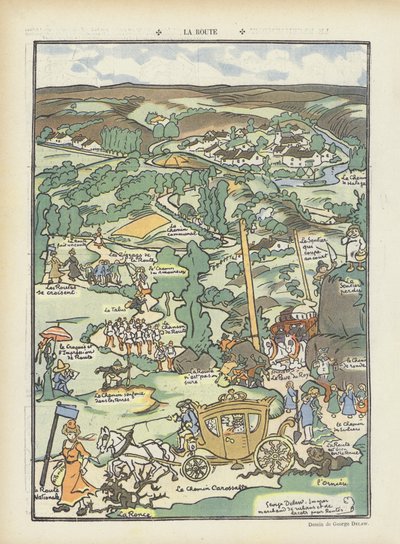 Illusztráció Le Rire alkotó: Georges Delaw