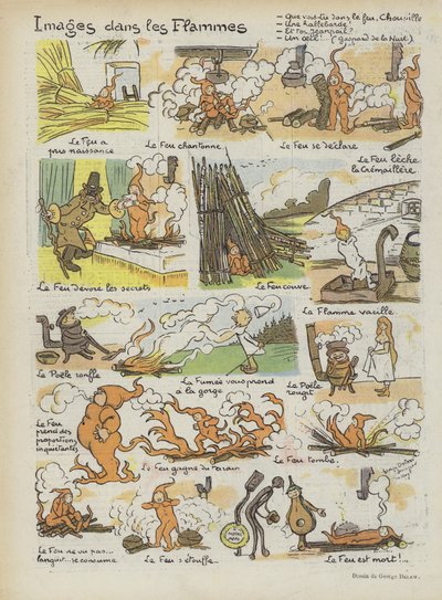 Illusztráció Le Rire alkotó: Georges Delaw