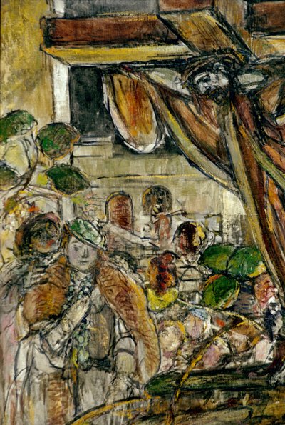 Krisztus részlete a Kálvária útján alkotó: Georges Desvallieres