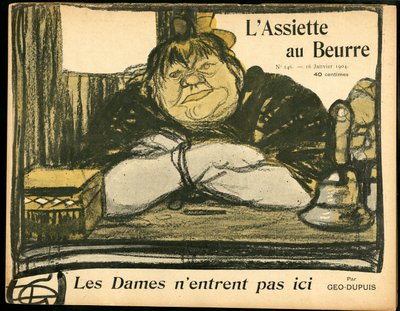 „” „L’Assiette au Beurre”” borítója, 146. szám, szatirikus színű alkotó: Georges Dupuis