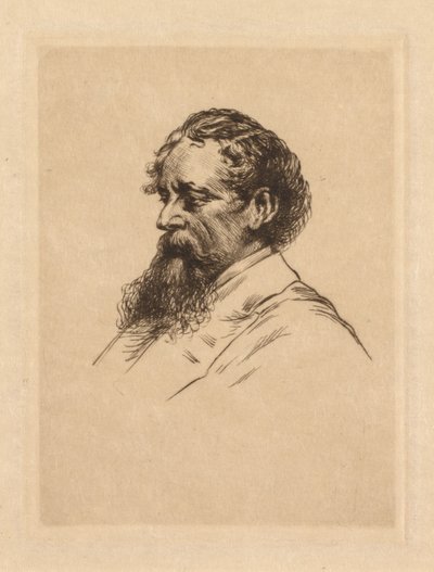 Charles Dickens portréja alkotó: Georges Gorvel