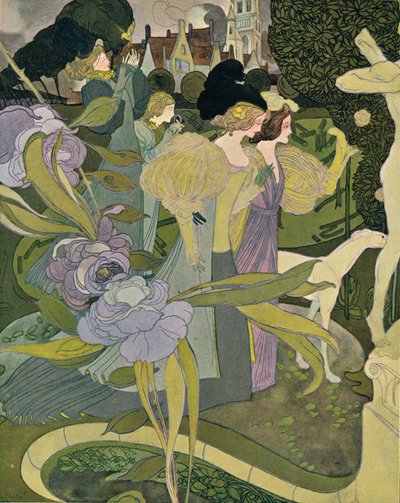 The Gardens of Armide, c1888-1898, 1898 alkotó: Georges Joseph van Sluijters