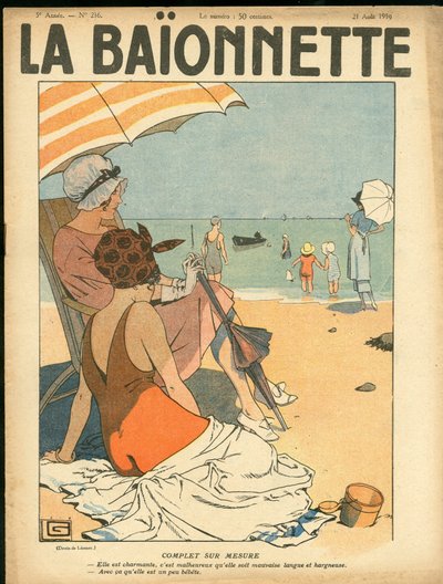 A "La Baionnette", Satirical en Colours borítója alkotó: Georges Leonnec