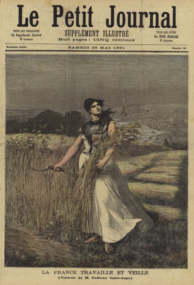 A Le Petit Journal borítója, 1891. május 23 alkotó: Georges Louis Poilleux-Saint-Ange