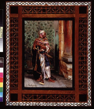 „A hárem őrzője” alkotó: Georges Marie Rochegrosse