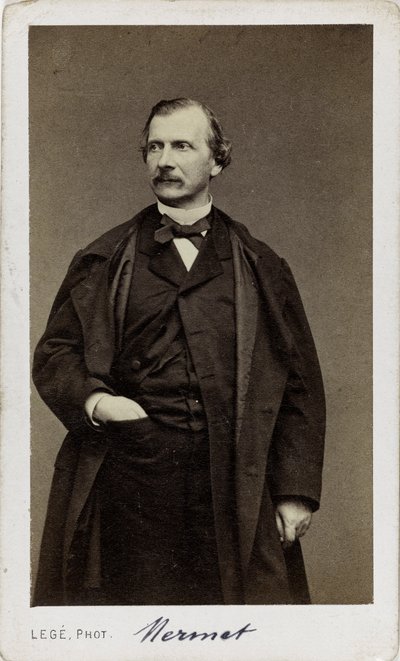 Auguste Mermet zeneszerző portréja 1810-1889. alkotó: Georges Mathurin Legé