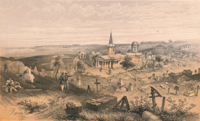 Karantén temető és templom francia akkumulátorral, 1856. 50. sz alkotó: Georges McCulloch