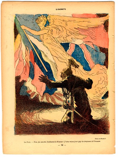 A bajonett, színekben szatirikus alkotó: Georges Meunier