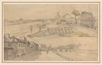 Párizs két képe, 1800-as évek első fele. alkotó: Georges Michel