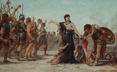 Áldozat a hazának, 1879 alkotó: Georges Moreau de Tours