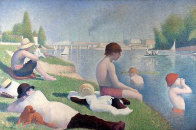 Fürdőzők Asnières-ben alkotó: Georges Pierre Seurat