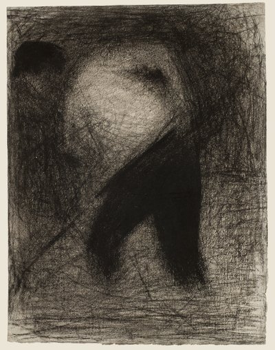 Szénaverő vagy Kőtörő; Faneur alkotó: Georges Pierre Seurat