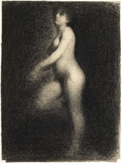 Akt, 1881-1882 körül. alkotó: Georges Pierre Seurat