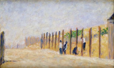 A lengyelek lökése, 1882 körül alkotó: Georges Pierre Seurat