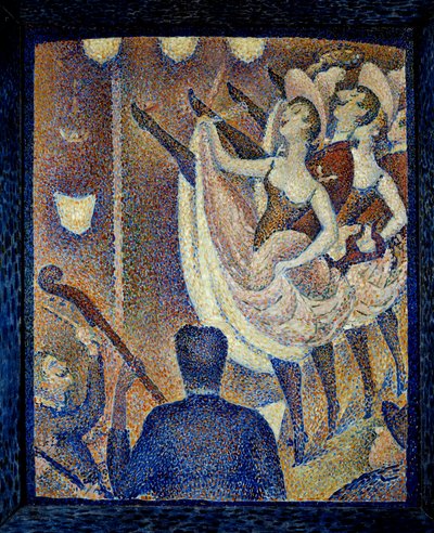 Tanuljon a Danceuses de chahut chahutnak, táncoljon egy botrányt, táncforma, amely a francia cancannal egy időben jelent meg, 1830 körül Montparnasse-ban. Georges Seurat (1859-1891) festménye, 1889 Buffalo. Albright Knox Művészeti Galéria – Le Chahut tanul alkotó: Georges Pierre Seurat