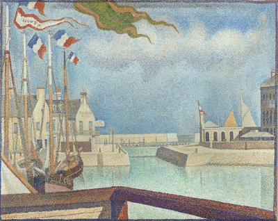 Vasárnap Port-en-Bessinben alkotó: Georges Pierre Seurat