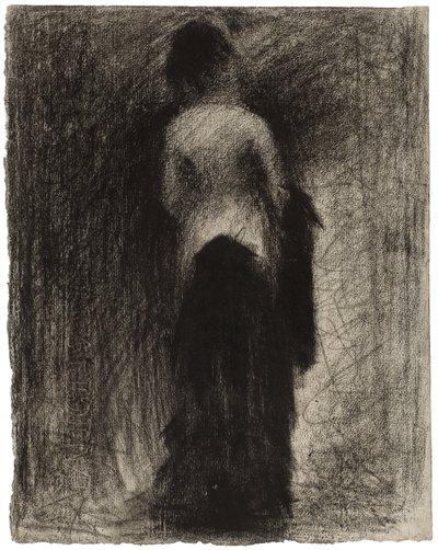 A sétány, 1882 körül alkotó: Georges Pierre Seurat