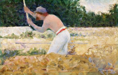 The Stone Breaker, 1882 körül (olaj, panel) alkotó: Georges Pierre Seurat