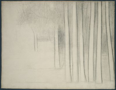 Fatörzsek (a La Grande Jatte tanulmánya) alkotó: Georges Pierre Seurat