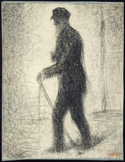 Séta, 1882 körül alkotó: Georges Pierre Seurat