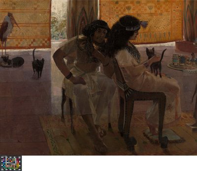 A fáraók kora alkotó: Georges Rochegrosse