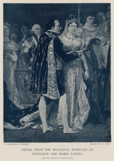 Részlet Napóleon és Maria Louisa vallási házasságából alkotó: Georges Rouget