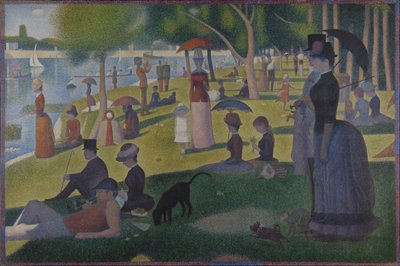 Vasárnap a La Grande Jatte-on -- 1884 alkotó: Georges Seurat