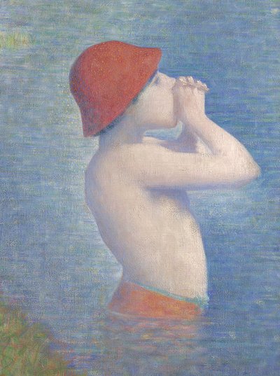 Részlet az asnières-i fürdőzőkről, 1884 alkotó: Georges Seurat