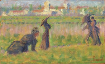 Alakok egy tájban alkotó: Georges Seurat